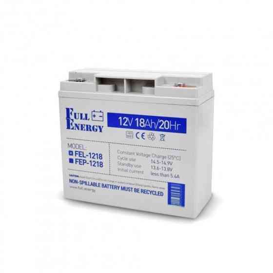 Акумуляторна батарея Full Energy FEL-1218 12 V 18 AH GEL Сірий Харків