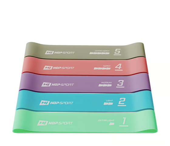 Набір резинок для фітнесу Hop-Sport 600x50мм HS-L650RLL Різнобарвний Киев