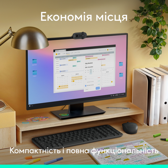 Клавіатура Logitech K250 Wireless Graphite (7136786) Київ