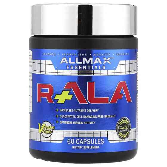 Альфа-липоевая кислота AllMax R+ALA 60 капсул Луцк