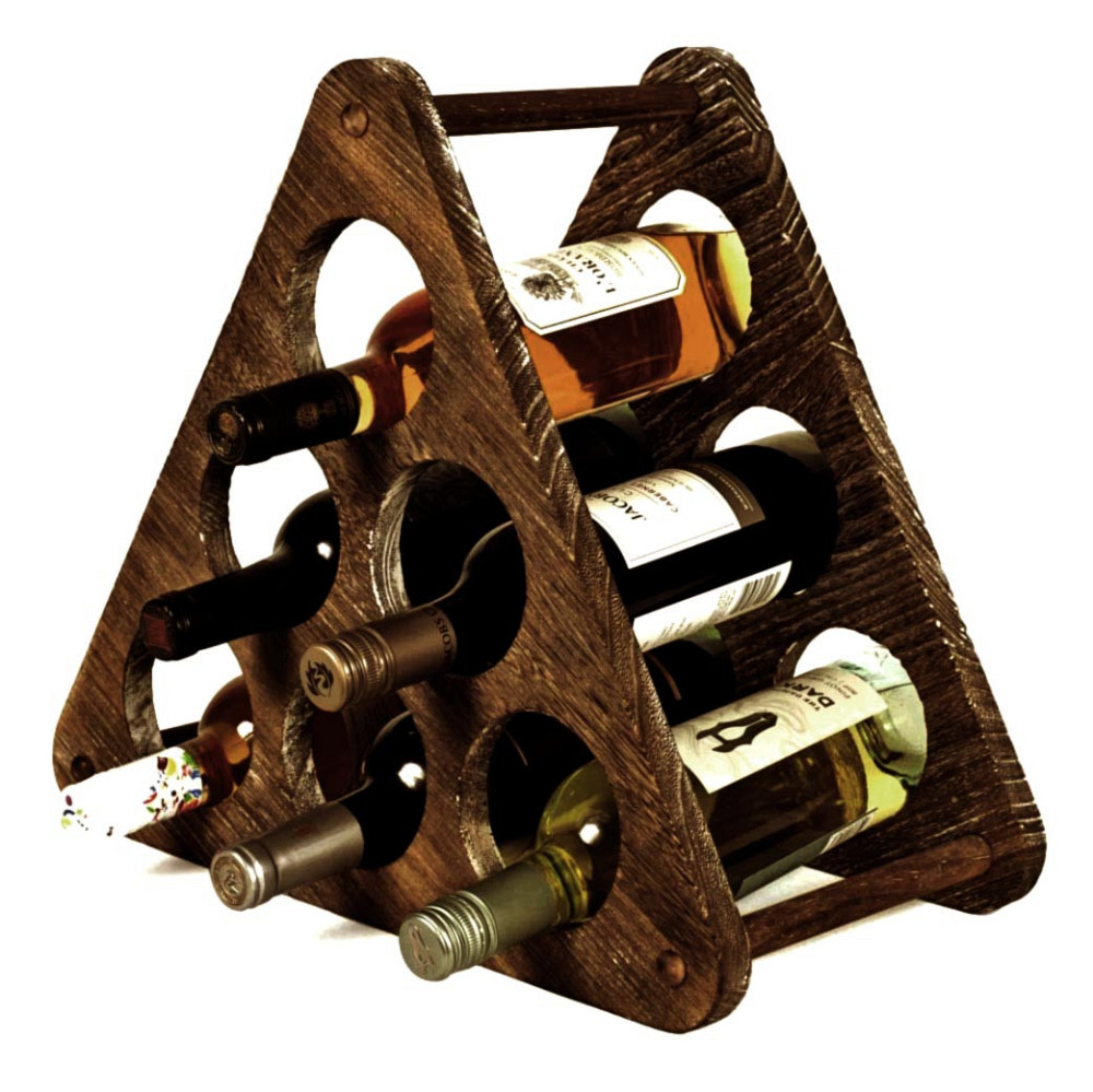 Настільна винна полиця "Дефні" капучино Миколаїв - фото 1