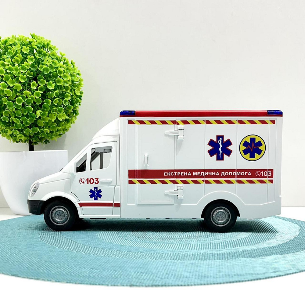 Машина Швидка допомога Авто Експерт відкриваються двері та дах звук пісні інерція Біла (97569) Чернігів - фото 3