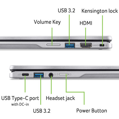 Ноутбук Acer Chromebook Spin CP314-2HN (NX.KYJEU.001) Винница - изображение 7