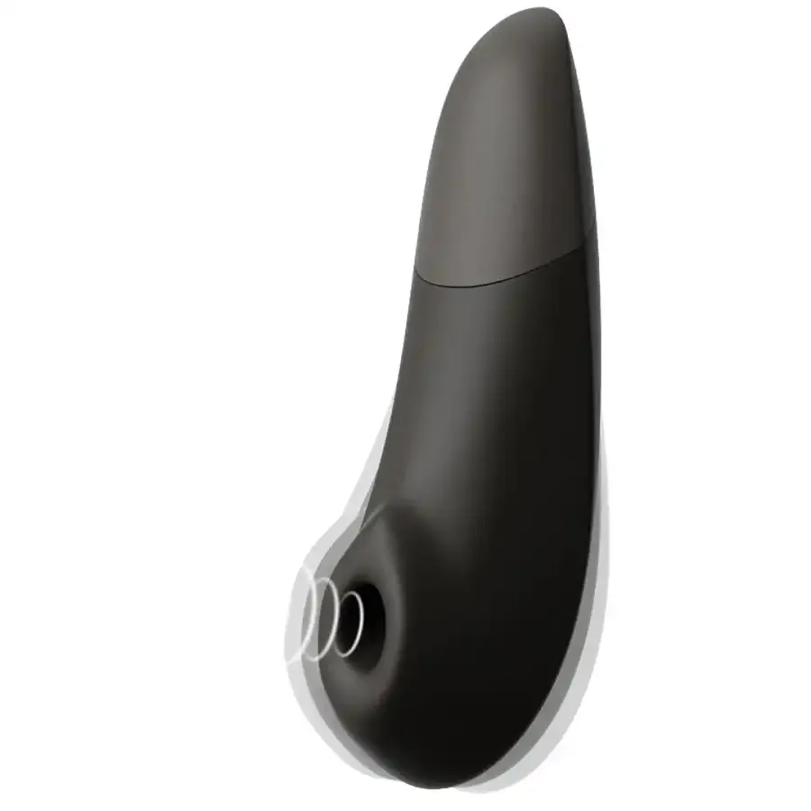 Вакуумний кліторальний стимулятор Womanizer Enhance Black Львів - фото 6