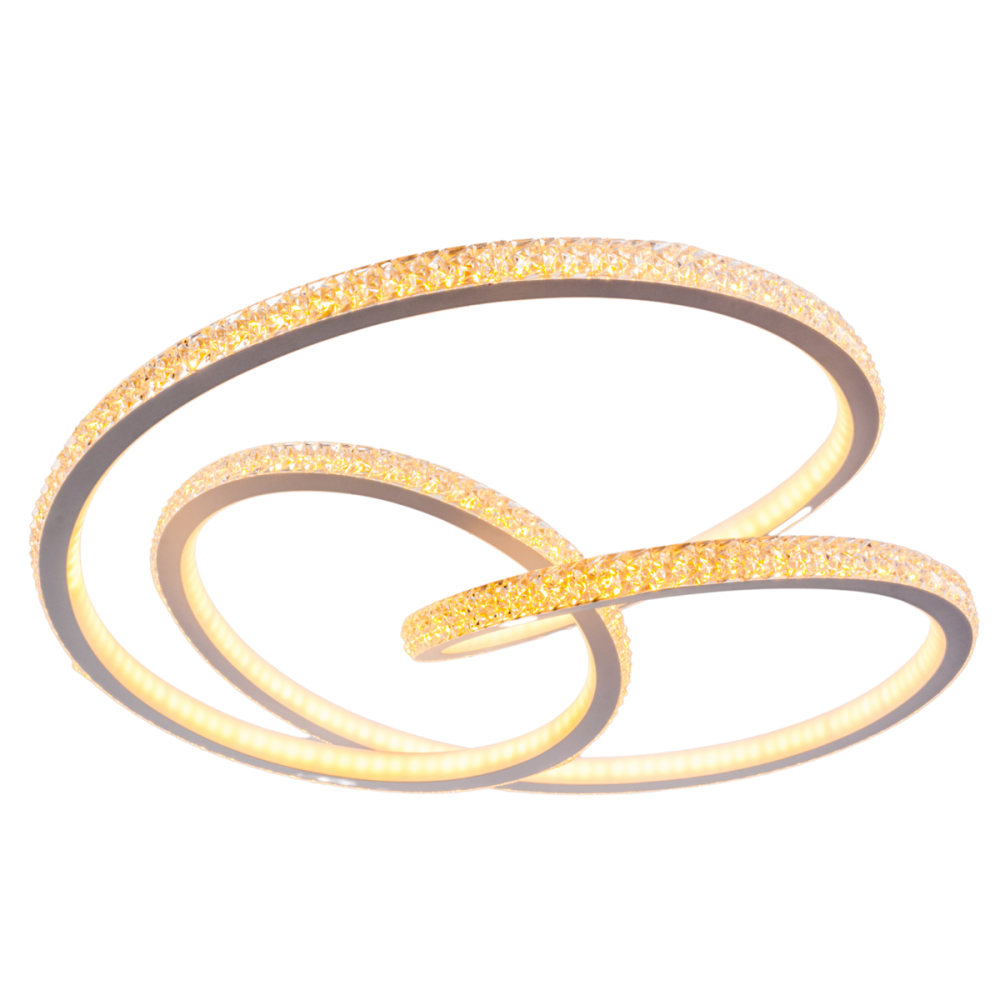 Люстра підвісна світлодіодна акрилова Sirius LCD3073 WT 128W Коломия - фото 2