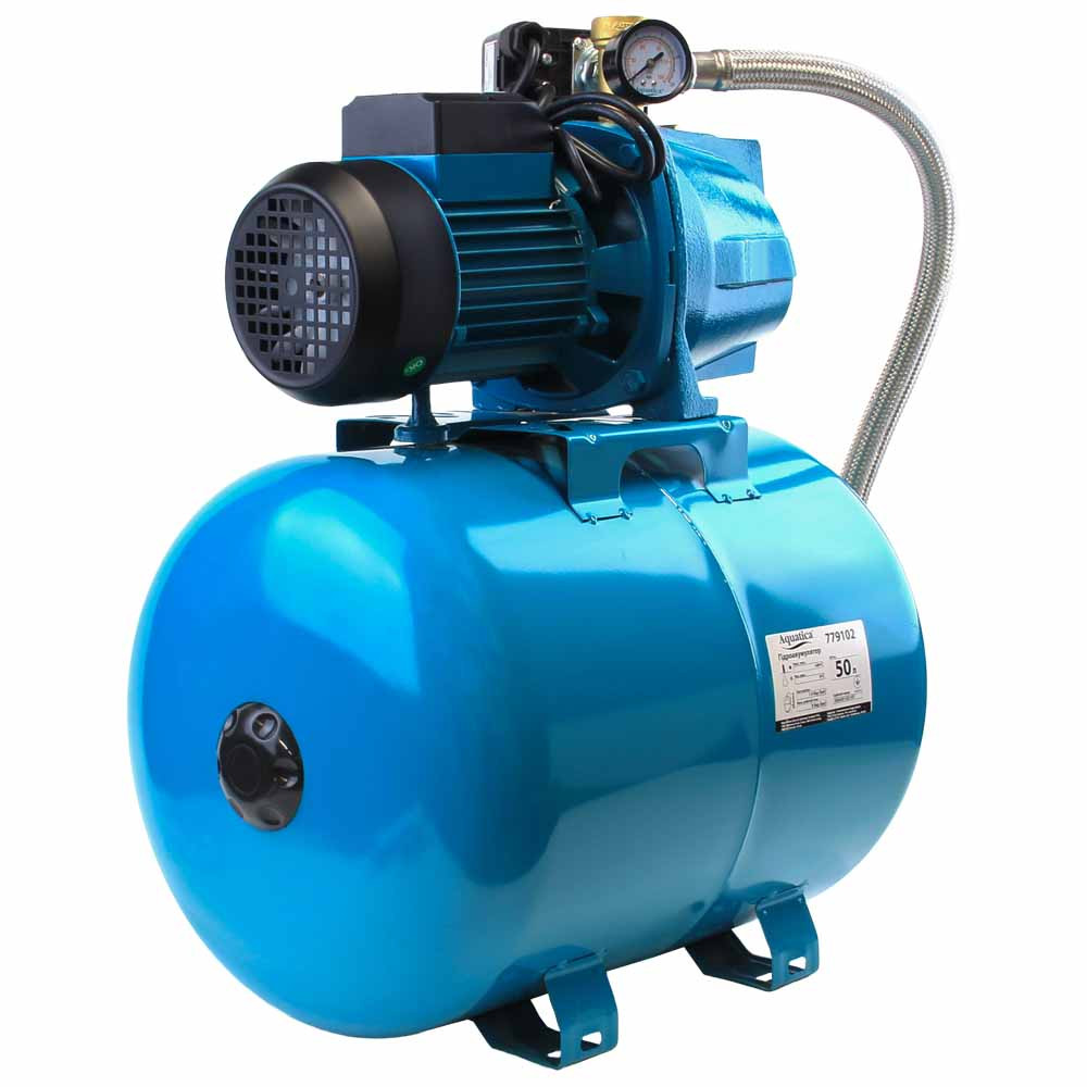 Aquatica Станция 1.1кВт Hmax 48м Qmax 85л/мин (самовсасывающий насос) 50л Украина AQUATICA (775 Коломия - фото 1