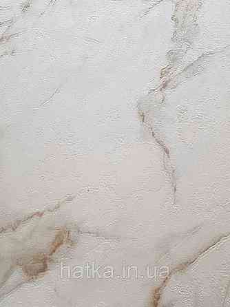 Обои виниловые на флизелине AdaWall Beta  1.06х10 3д камень под мрамор белые с коричневым золотистым 1109-1 Киев