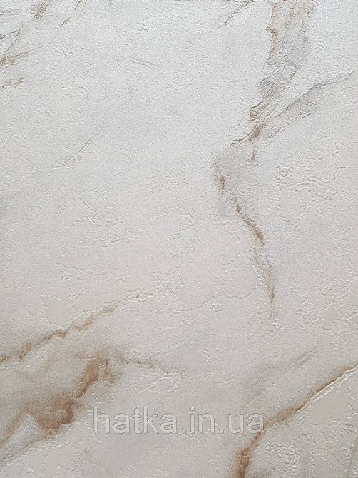 Обои виниловые на флизелине AdaWall Beta  1.06х10 3д камень под мрамор белые с коричневым золотистым 1109-1 Киев - изображение 1