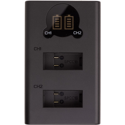 Зарядний пристрій для фото PowerPlant GoPro SPCC1B with display 2 slots (CH980253) Вінниця - фото 1