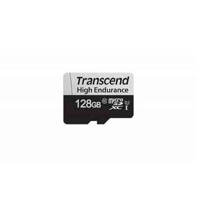 Карта пам&apos;яті Transcend 128GB microSDXC class 10 UHS-I U1 High Endurance (TS128GUSD350V) Вінниця
