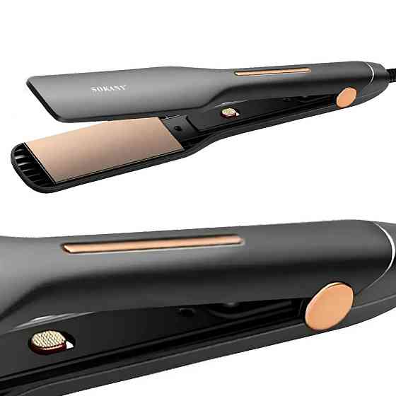 Утюжок для волос с керамическими пластинами 740Вт,SK-1909 SBR Киев