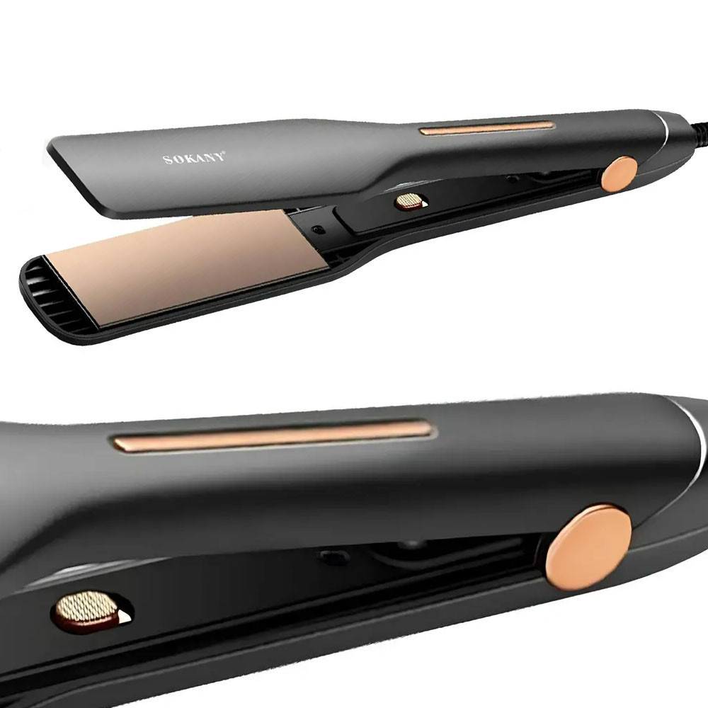 Праска для волосся з керамічними пластинами 740Вт,SK-1909 SBR Київ - фото 1