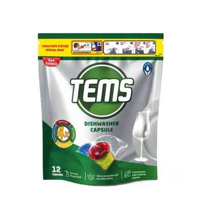 Таблетки для посудомийних машин Tems 4 в 1 12 шт. (8697916021148) Вінниця