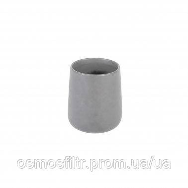 Стакан для зубних щіток Axentia Рено сірий доломіт Ø 8.5 см Н 10 см (133883) Київ - фото 1