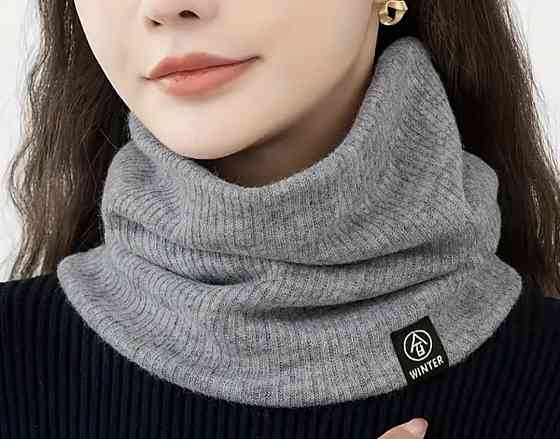 Шарф-хомут Сірий Смела