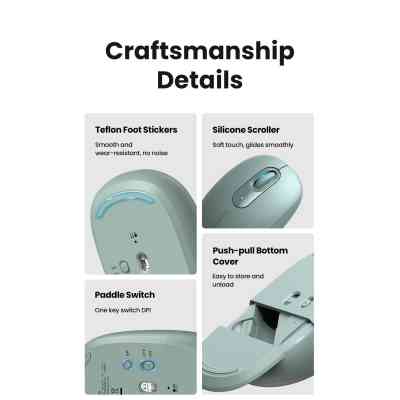 Мишка Ugreen MU105 Wireless Green (90672) Вінниця