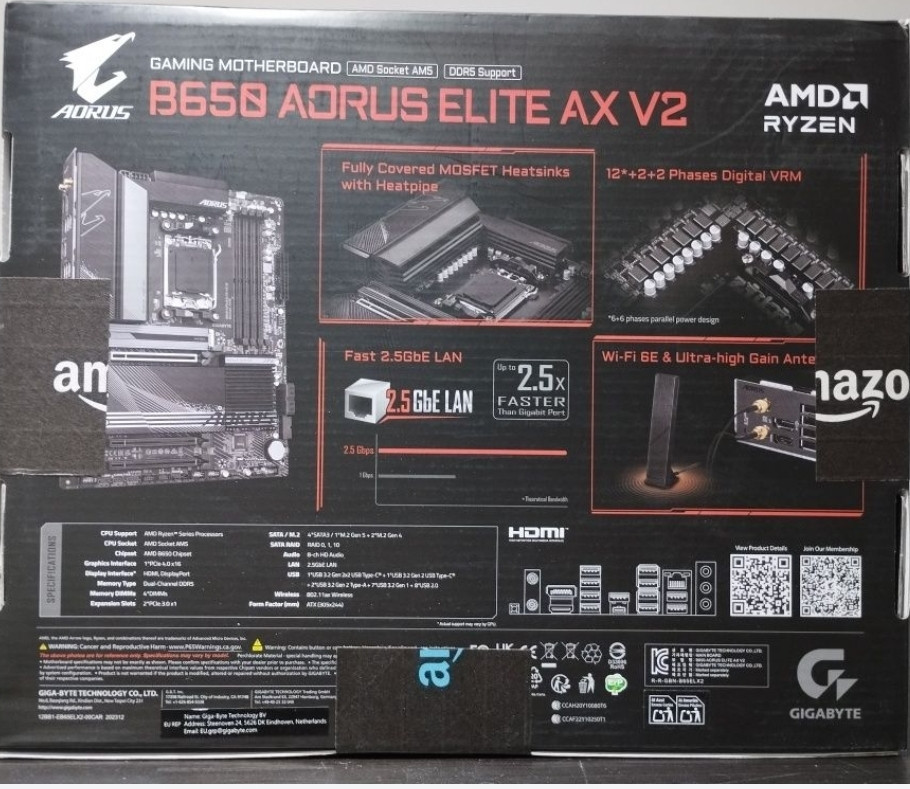 Материнская плата Gigabyte B650 Aorus Elite AX V2. Киев - изображение 2
