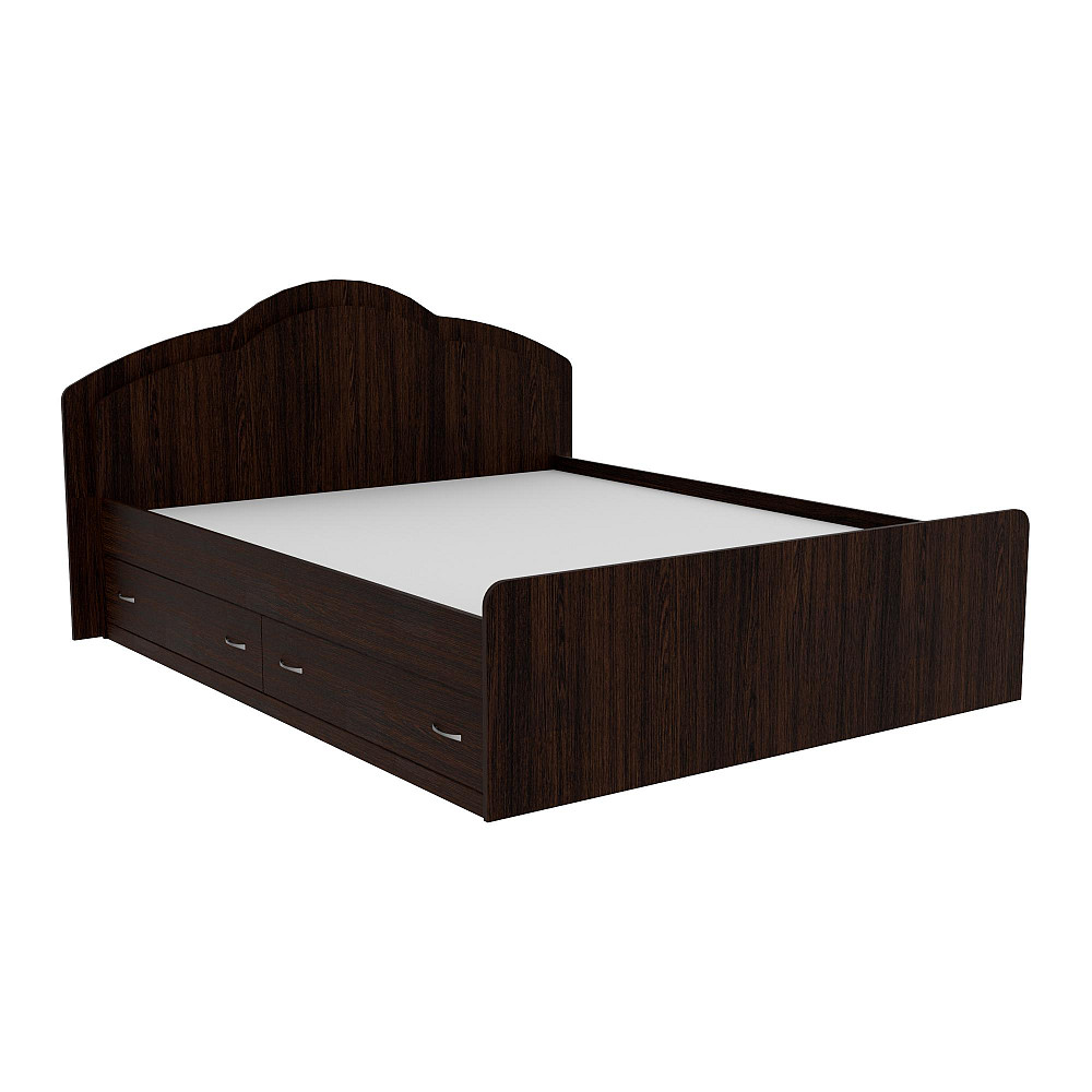 Кровать Диана двуспальная с 2-мя ящиками, Венге Магия, 2048х1410х1030 Львов - изображение 1