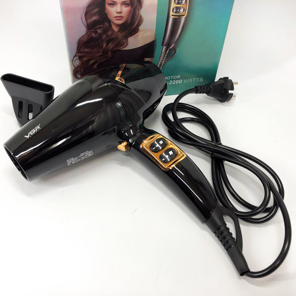 Фен для волос 2 режима температуры VGR V-423, Фен для укладки волос унивесальный Хороший UZ-32 Львов - изображение 9