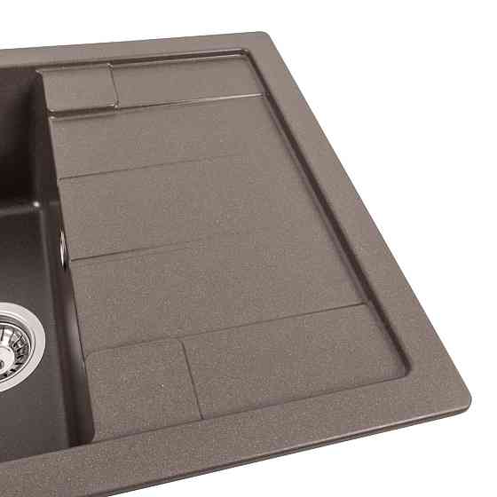 VALESO Гранітна мийка для кухні VALESO INTENSO 6550 матова Темна скеля Киев