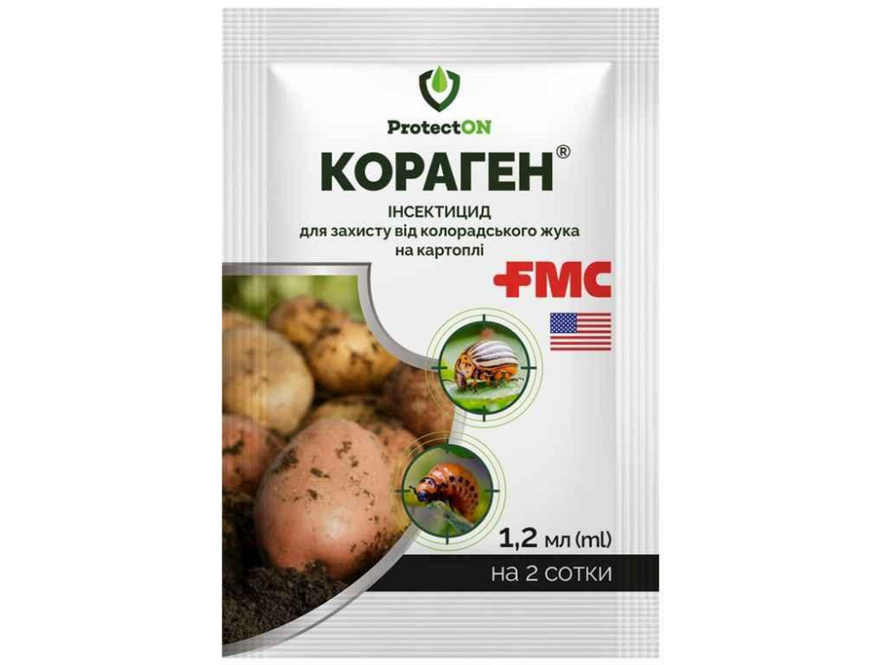Інсектицид Кораген 1,2мл (картопля) (2шт/спайка) ТМ ПРОТЕКТОН Київ - фото 1