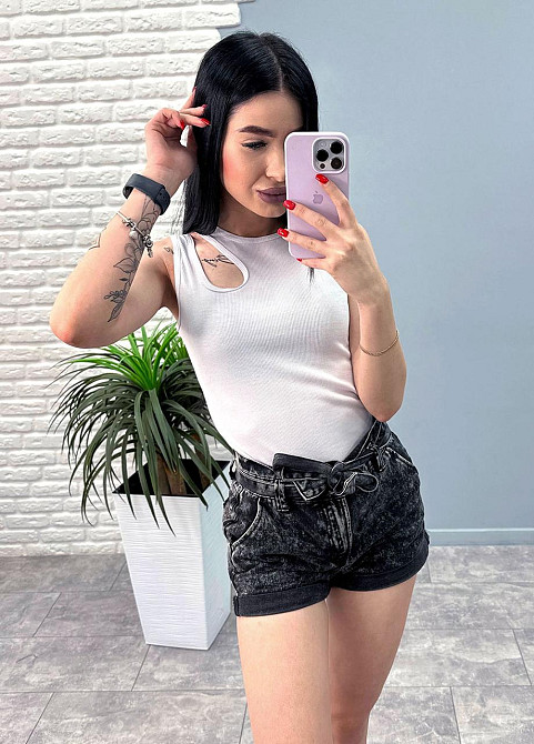 Облягаюча майка Shape 46-48, Білий Київ - фото 3