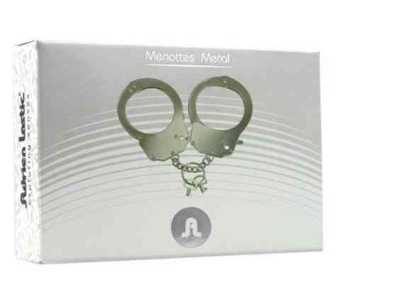Наручники металлические Adrien Lastic Handcuffs Sex Aura Киев