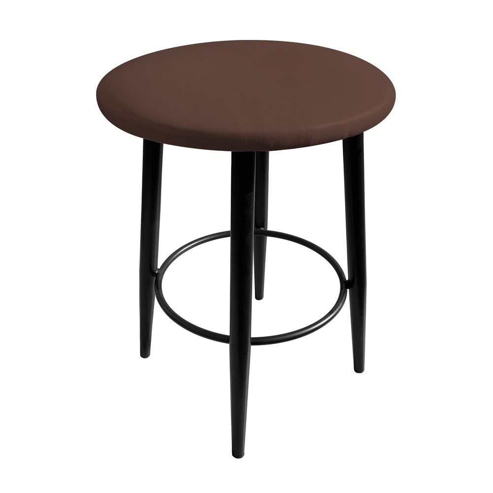 Стул табурет мягкий MollyDesign Rocky 16 черные ножки Коричневый Киев - изображение 2