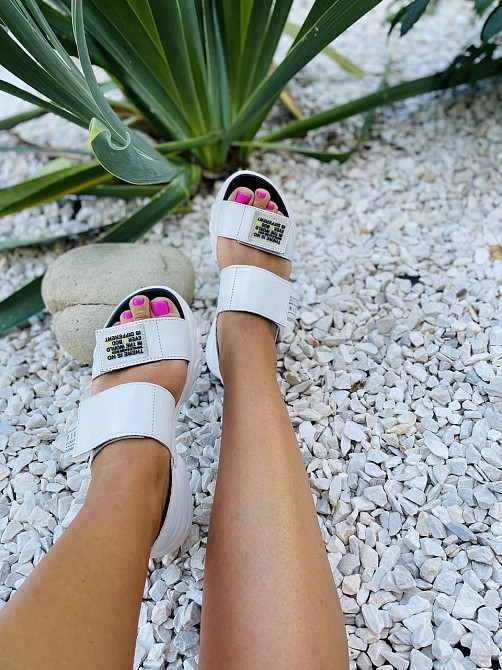 teona Босоніжки жіночі TEONA 127 білі (літо, шкіра натуральна) (4101) Коломия - фото 2