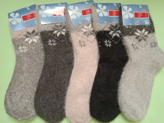 Зимові жіночі шкарпетки Корея Finox ангора (3 шт. у наборі) розмір 36-40 Київ