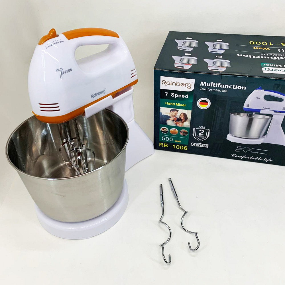 Ручний кухонний міксер для кондитера, Міксер зі змінними насадками стаціонарний Кращий ручний HL-25 Львів - фото 3
