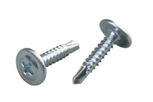 Саморіз з прес-шайбою 4,2*51 зі свердлом цинк білий (ящ. 2000шт) APRO Рівне