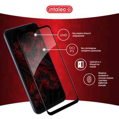 Стекло защитное Intaleo Full Glue Samsung M14 Black (1283126579912) Винница