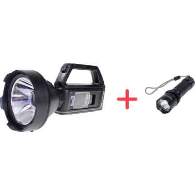 Фонарь Quantum Tracker 3W LED+COB з функцією Power Bank + подарунок QM-FL1043 (QM-FL1063-PR1) Винница