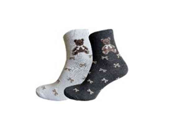 Шкарпетки жін. ведмедик з бантами арт.32152 р.23-25 (36-40) 10пар ТМ MARCA Київ