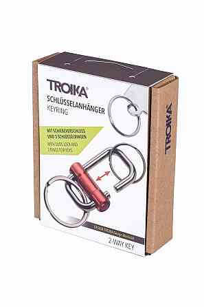 Брелок для ключів Troik, карабін, червоний Рівне