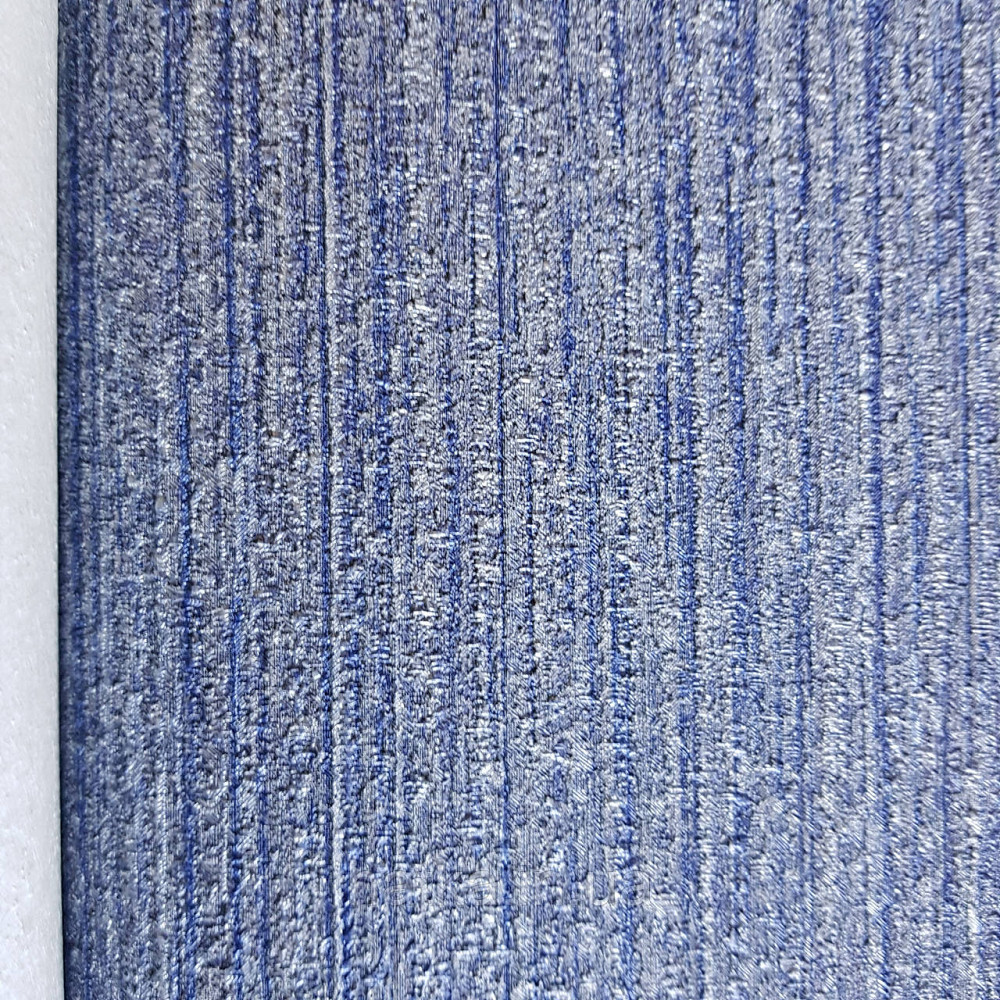 Шпалери вінілові на флізелін Marburg New Spirit Schoner Wohnen однотонні під рогожку синій з сірим Київ - фото 1