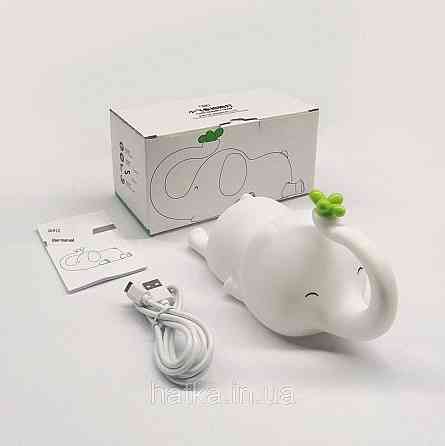 Силіконовий бездротовий нічник «Слоненя» Київ