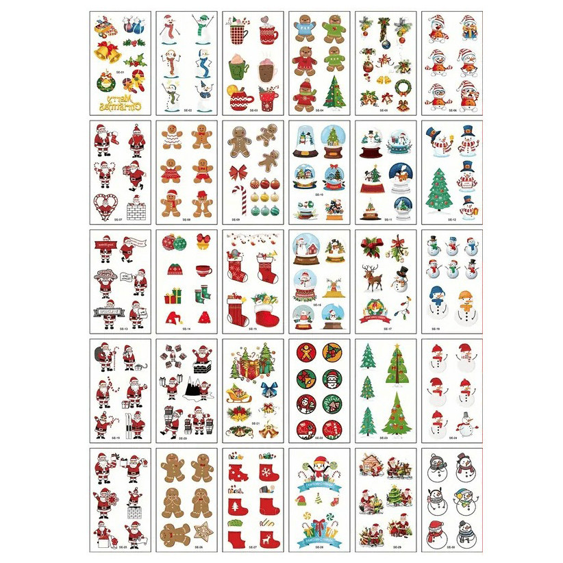 Набор детских временных тату 