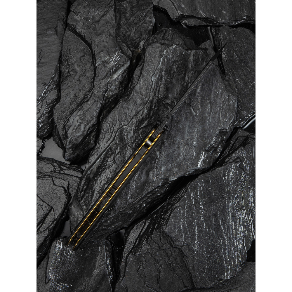 Ніж складаний тактичний Civivi Buster FG, (10.7 см) Nitro-V / G10 чорно-золотий Киев - изображение 15