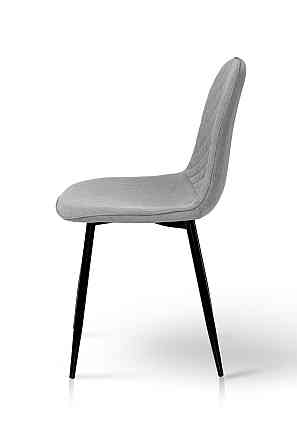 Стілець Марс, чорний/ тканина сіра Київ