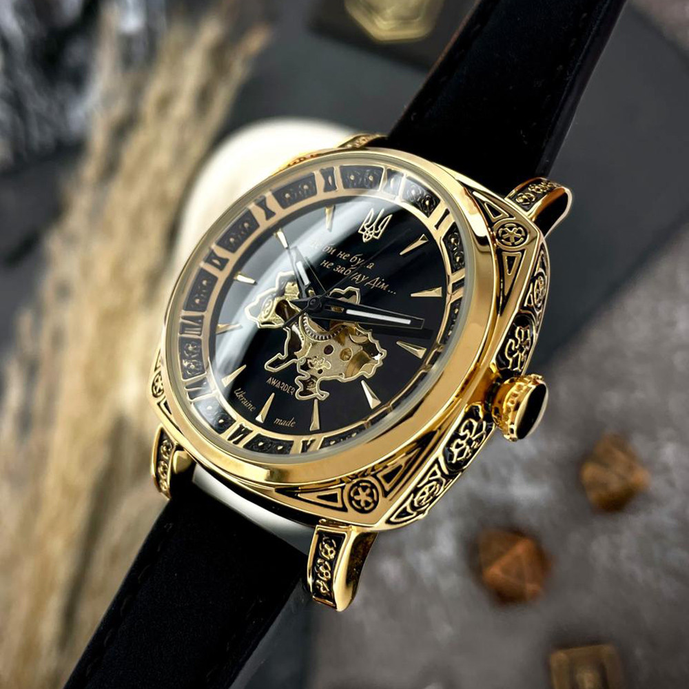 Awarder 021-3D Де би не була Gold-Black-Black Leather Киев - изображение 3