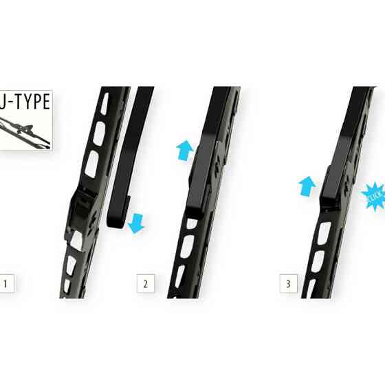 Щітка склоочисника OXIMO каркасна 425 мм під гачок 8,9 мм Мукачево