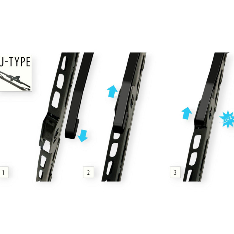 Щітка склоочисника OXIMO каркасна 425 мм під гачок 8,9 мм Мукачево - фото 6