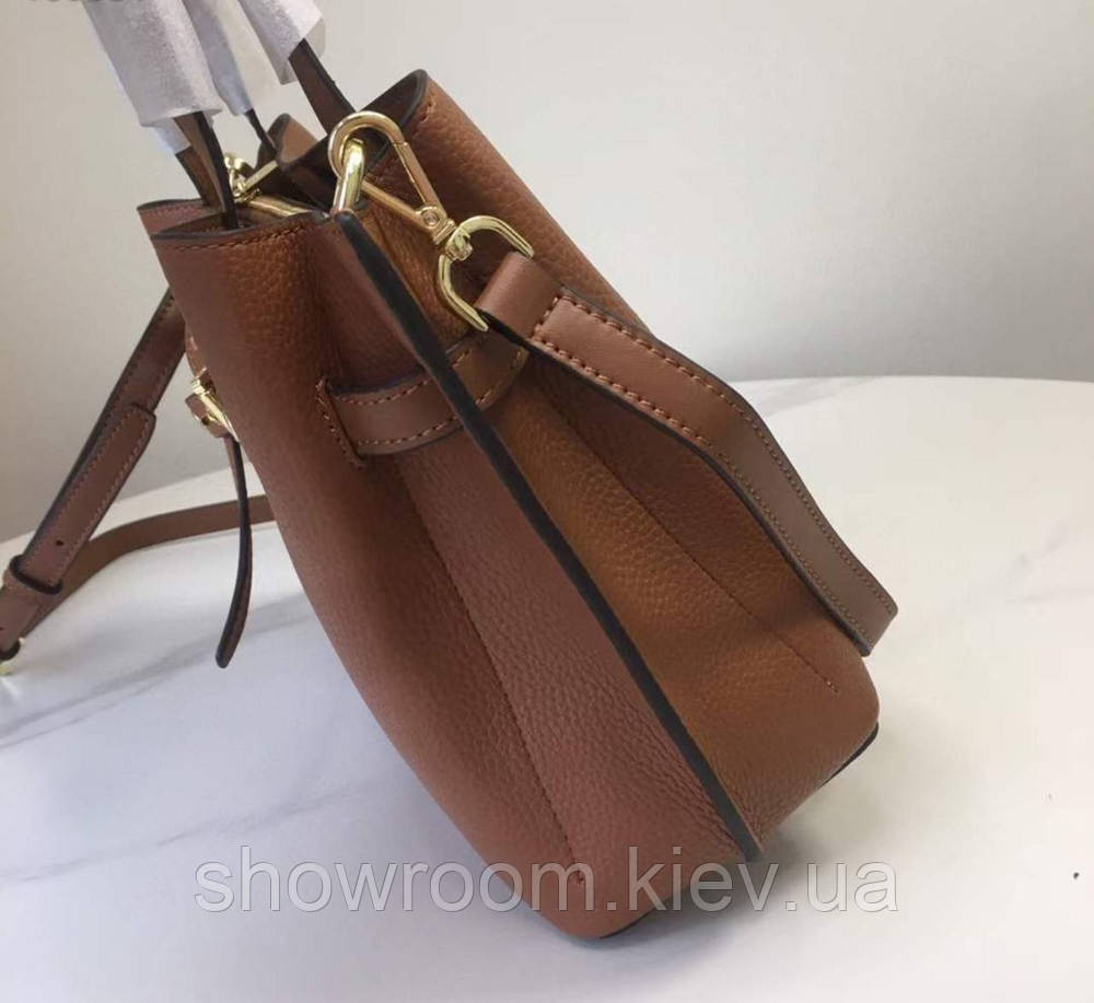 Брендова жіноча сумочка MK Emilia brown Київ - фото 4
