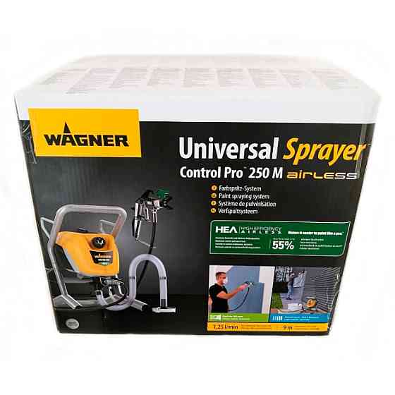 Агрегат окрасочный безвоздушный Wagner Control Pro 250 M EUR : 550Вт 1.25 л/мин 110бар 2371053 Киев