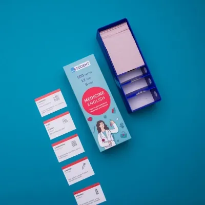 Обучающий набор English Student Карточки для изучения медицинского английского языка Medical English (укр.) (59123251) Винница