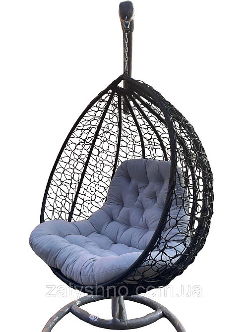 Ротангове крісло кокон з подушкою Київ - фото 2