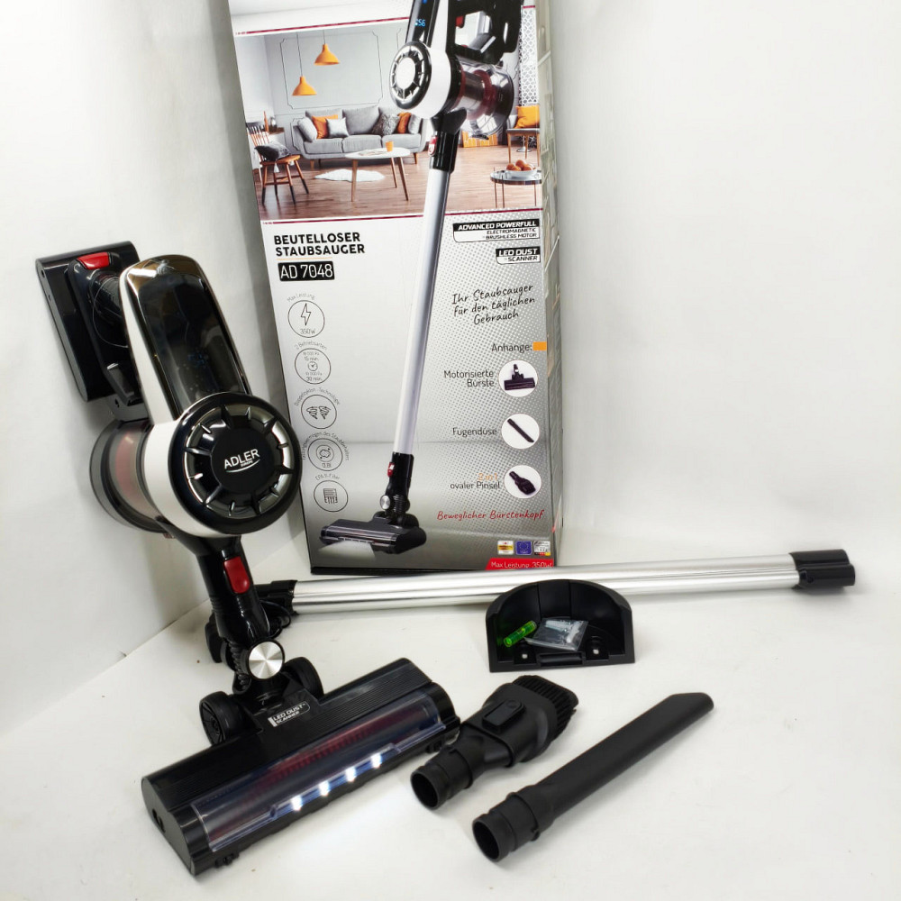 Вертикальный циклонный пылесос Adler, Удобный ручной пылесос без мешка Вертикальный щеточный ME-36 Львов - изображение 7