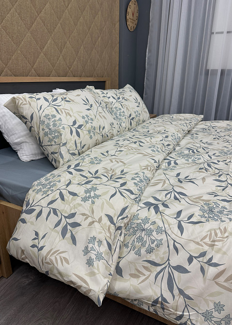 Комплект постельного белья, Decorator Isadora Двуспальный 180х215 с цветочным принтом (88-002) Киев - изображение 2